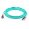 Add-On This Is A 1M St (Male) To St (Male) Aqua Duplex Riser-Rated Fiber ADD-ST-ST-1M5OM3 - alternate 1